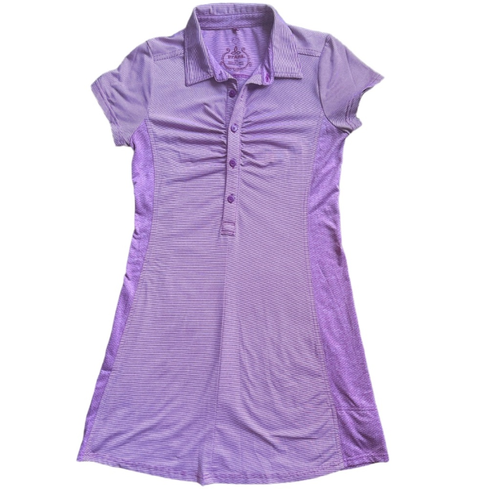 Prana Purple Short Sleeve Performance Kinley‎ Dress Sz XS